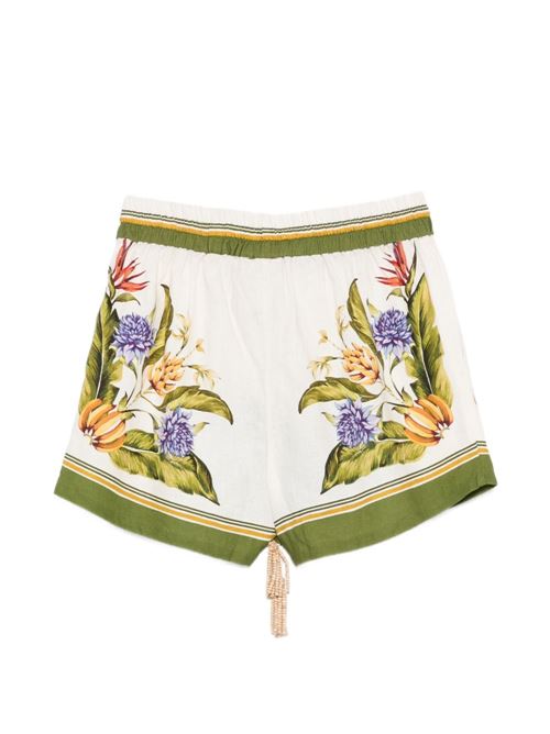 Shorts Tropical Scarf Sand FARM RIO | 349086TROPICALSCARFSAND26100